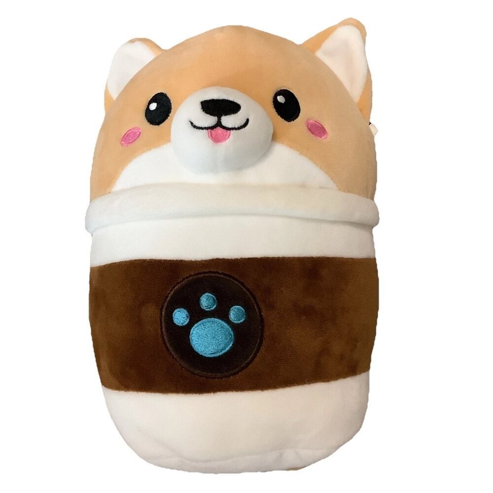Fatty Cheek Animals- Milk Tea Puppy -Preloved